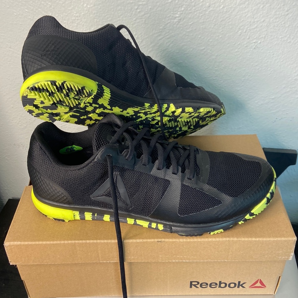 Reebok CrossFit Nano Speed TR Black & Yellow Men’s Size 9.0 Batman Vibes